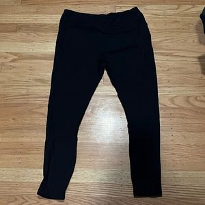 Black athletic work out pants